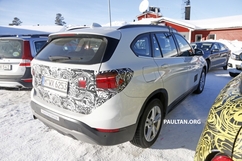 SPYSHOTS: BMW X1 Plug-in Hybrid testing on snow 469144