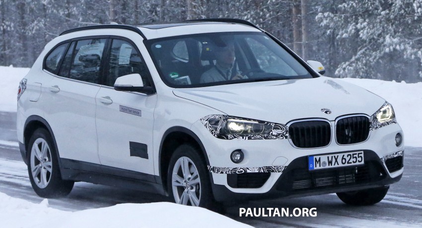 SPYSHOTS: BMW X1 Plug-in Hybrid testing on snow 469145