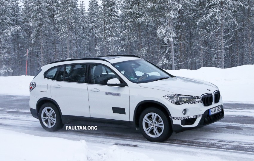 SPYSHOTS: BMW X1 Plug-in Hybrid testing on snow 469146