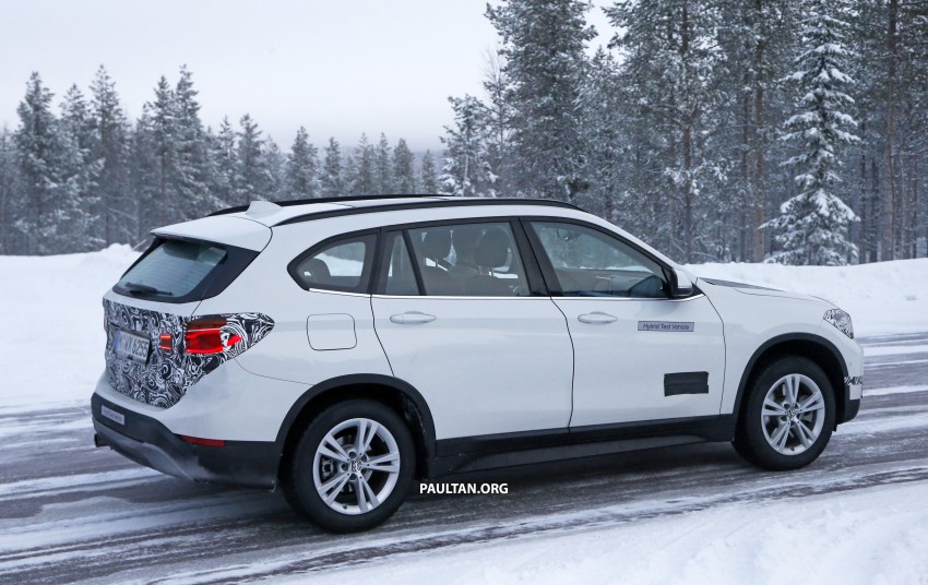 SPYSHOTS: BMW X1 Plug-in Hybrid testing on snow 469148