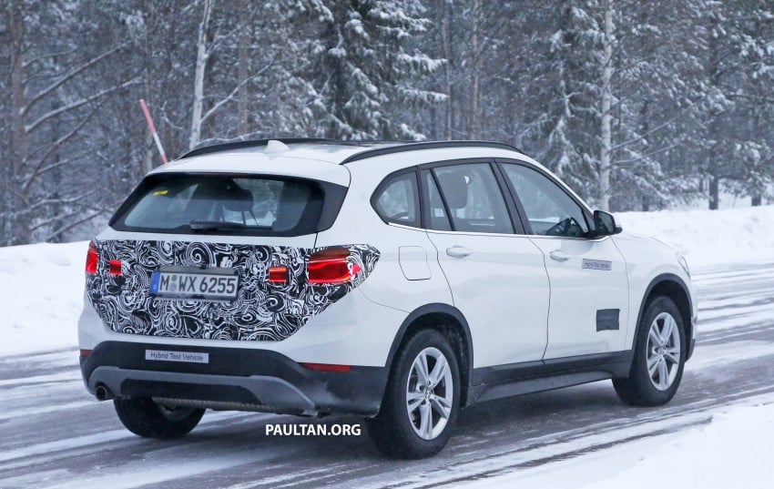 SPYSHOTS: BMW X1 Plug-in Hybrid testing on snow 469149