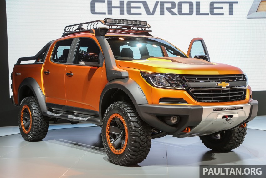 Chevrolet Colorado Xtreme and Trailblazer Premier – dressed-up show duo make their debut in Bangkok 464285