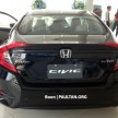 VIDEO: Iklan komersil Honda Civic 2016 bagi pasaran Thailand dan foto-foto di bilik pameran