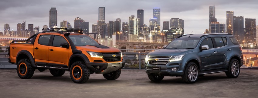 Chevrolet Colorado Xtreme and Trailblazer Premier – dressed-up show duo make their debut in Bangkok 464278