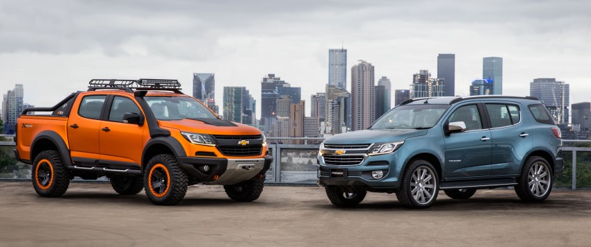 Chevrolet Colorado Xtreme and Trailblazer Premier – dressed-up show duo make their debut in Bangkok 464277
