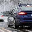Ford Fusion Hybrid – self-driving demo in the snow