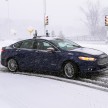 Ford Fusion Hybrid – self-driving demo in the snow