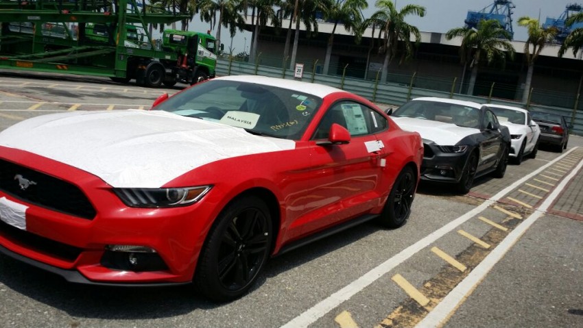 2016 Ford Mustang spotted in Malaysia – 2.3 litre EcoBoost and 5.0 litre GT V8 variants, in four colours 466923