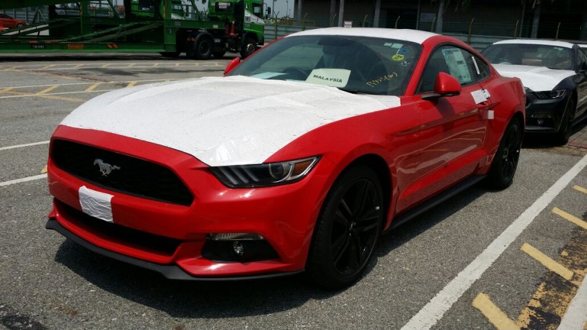 2016 Ford Mustang spotted in Malaysia – 2.3 litre EcoBoost and 5.0 litre GT V8 variants, in four colours 466927
