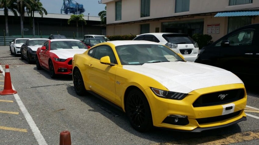 2016 Ford Mustang spotted in Malaysia – 2.3 litre EcoBoost and 5.0 litre GT V8 variants, in four colours 466928