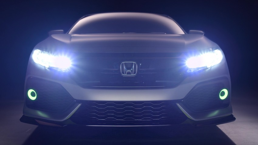 Honda Civic Hatchback Prototype goes live in Geneva; early 2017 launch for Europe, US market to follow 451735