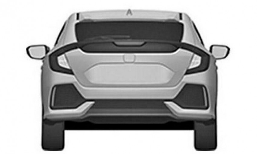 2017 Honda Civic Hatchback patent images revealed 461309