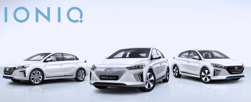 Hyundai Ioniq trio makes an appearance in Geneva 454725