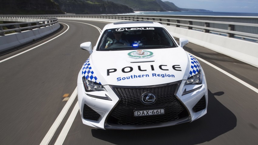 Lexus RC F joins Australian New South Wales Police 468881