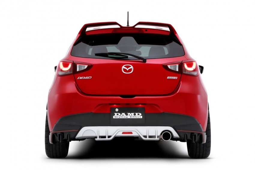Mazda 2 and CX-3 fitted with DAMD body kits in Japan 468234