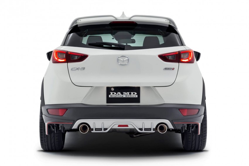 Mazda 2 and CX-3 fitted with DAMD body kits in Japan 468241