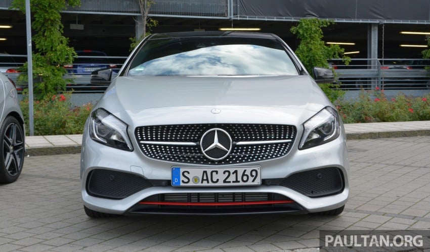 DRIVEN: W176 Mercedes-Benz A-Class facelift – A220d, A250 Sport and A45 sampled in Dresden 453602