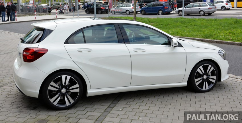 DRIVEN: W176 Mercedes-Benz A-Class facelift – A220d, A250 Sport and A45 sampled in Dresden 453606