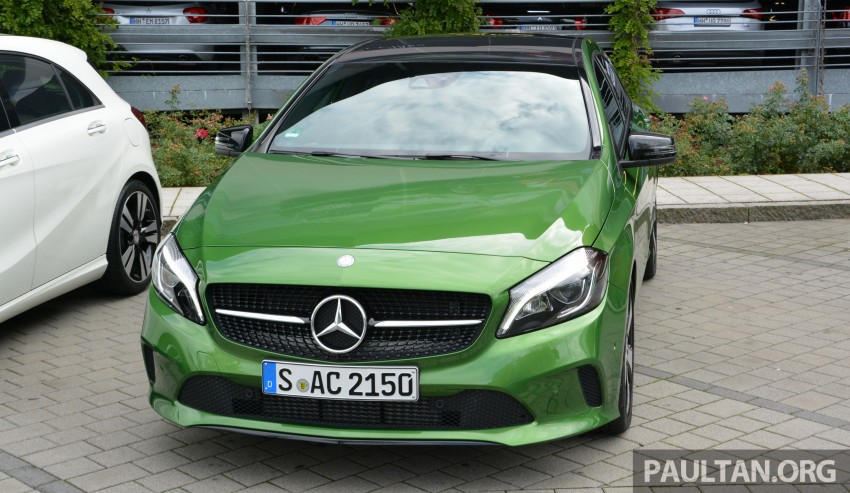 DRIVEN: W176 Mercedes-Benz A-Class facelift – A220d, A250 Sport and A45 sampled in Dresden 453591