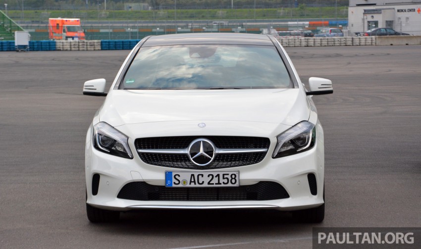 DRIVEN: W176 Mercedes-Benz A-Class facelift – A220d, A250 Sport and A45 sampled in Dresden 453631
