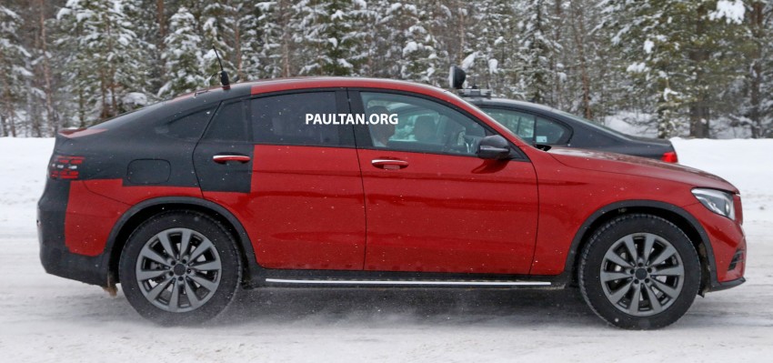 SPIED: Mercedes GLC Coupe, X4-rival almost naked 461069