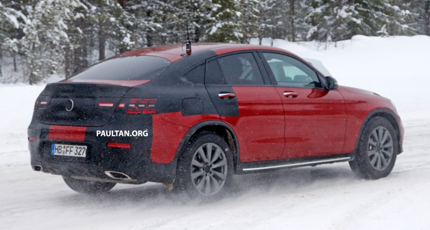 SPIED: Mercedes GLC Coupe, X4-rival almost naked 461070