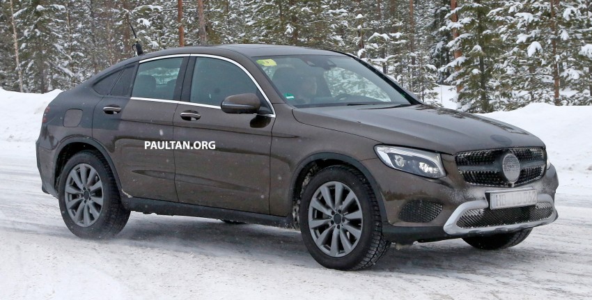 SPIED: Mercedes GLC Coupe, X4-rival almost naked 461072