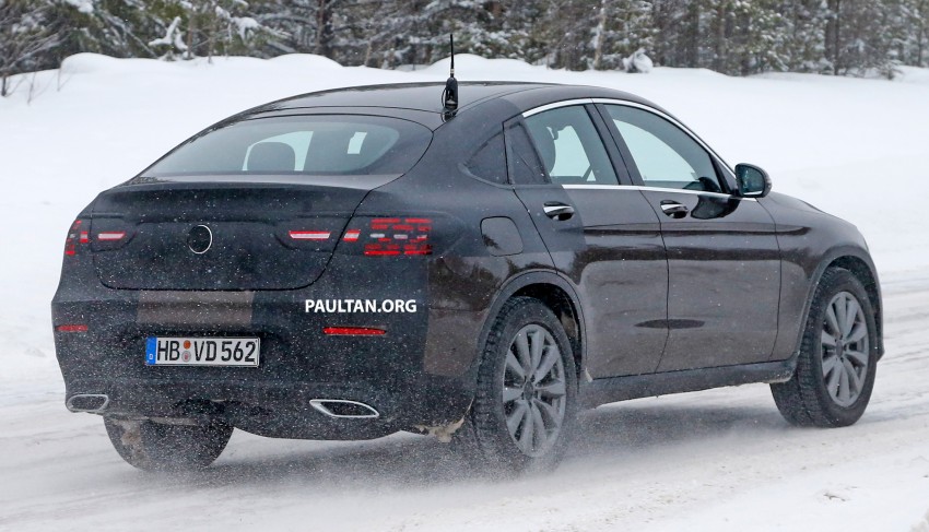 SPIED: Mercedes GLC Coupe, X4-rival almost naked 461077
