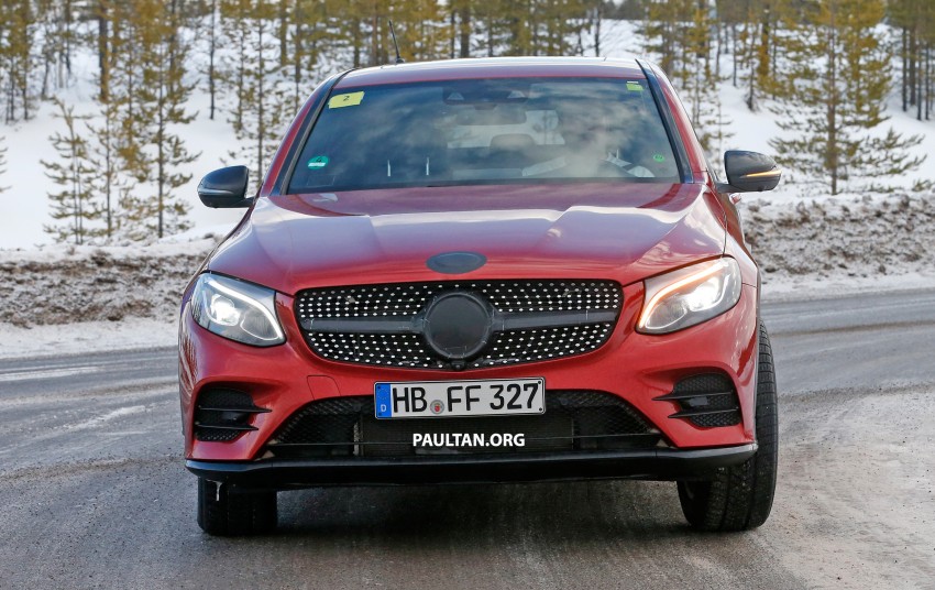 SPIED: Mercedes GLC Coupe, X4-rival almost naked 461078