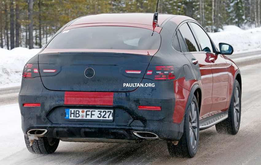 SPIED: Mercedes GLC Coupe, X4-rival almost naked 461081