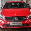 Mercedes-Benz A-Class 2016 facelift dilancar – A 180 ditambah dalam varian, harga bermula RM195k