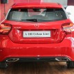 Mercedes-Benz A-Class facelift debuts: A180 Urban Line, A200 AMG Line, A250 Sport; RM196k to RM239k