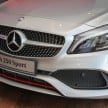 Mercedes-Benz A-Class facelift debuts: A180 Urban Line, A200 AMG Line, A250 Sport; RM196k to RM239k