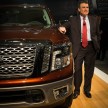 2017 Nissan Titan Crew Cab unveiled at New York; 5.0 litre Endurance V8 now available on larger Titan XD