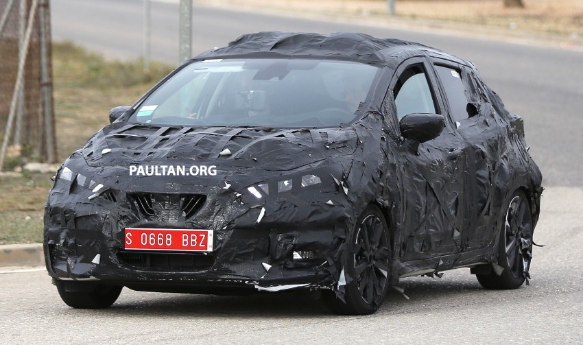 SPIED: New Nissan March to look like Sway concept 458910