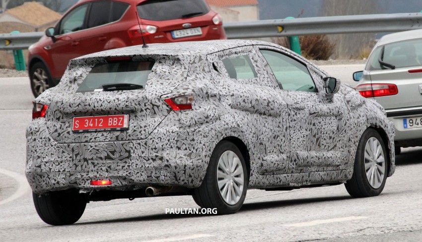SPIED: Next-gen Nissan March spotted testing again 466794
