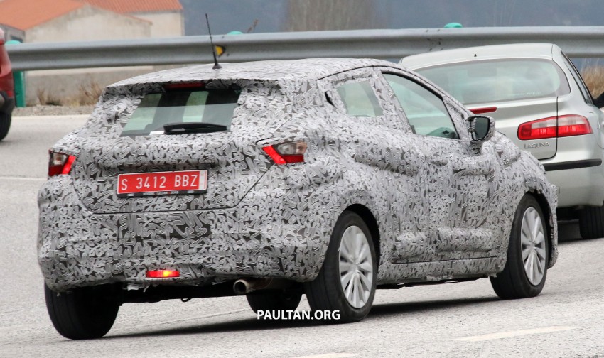 SPIED: Next-gen Nissan March spotted testing again 466795