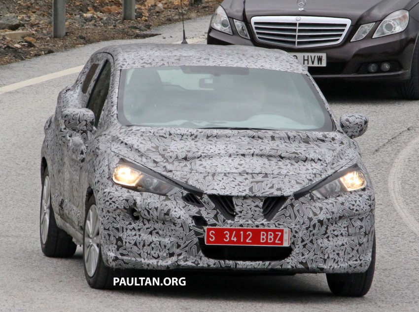 SPIED: Next-gen Nissan March spotted testing again 466786