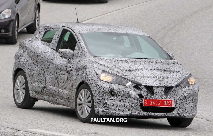 SPIED: Next-gen Nissan March spotted testing again 466787