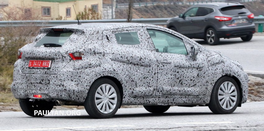 SPIED: Next-gen Nissan March spotted testing again 466793