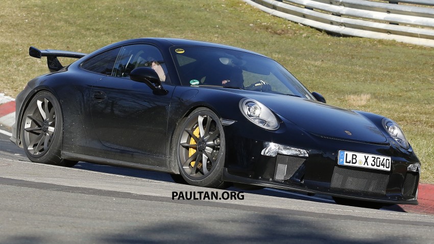 SPYSHOTS: Porsche 911 GT3 facelift runs on the ‘Ring 463064