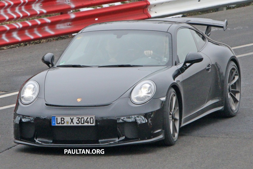 SPYSHOTS: Porsche 911 GT3 facelift runs on the ‘Ring 462210