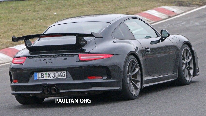 SPYSHOTS: Porsche 911 GT3 facelift runs on the ‘Ring 462218