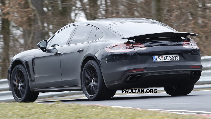 SPYSHOTS: 2017 Porsche Panamera given a work out 463880