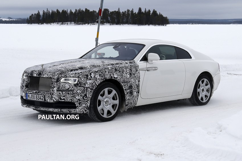 SPIED: Rolls-Royce Wraith facelift on land and snow 460625
