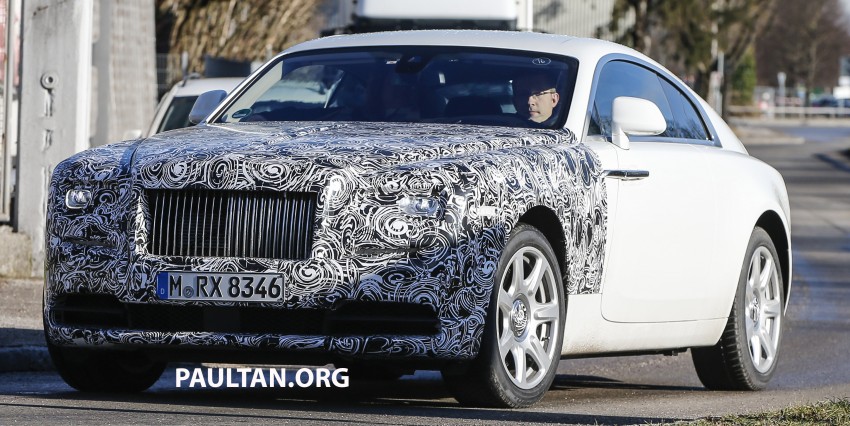 SPIED: Rolls-Royce Wraith facelift on land and snow 460614