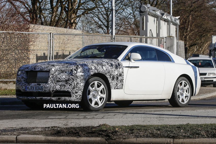 SPIED: Rolls-Royce Wraith facelift on land and snow 460618