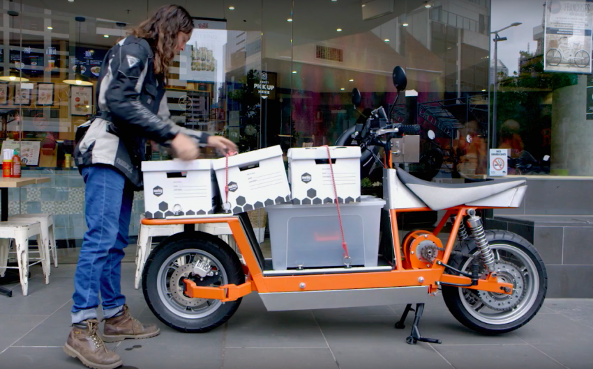 VIDEO: EsCargo – green cargo motorcycle from RMIT 459311