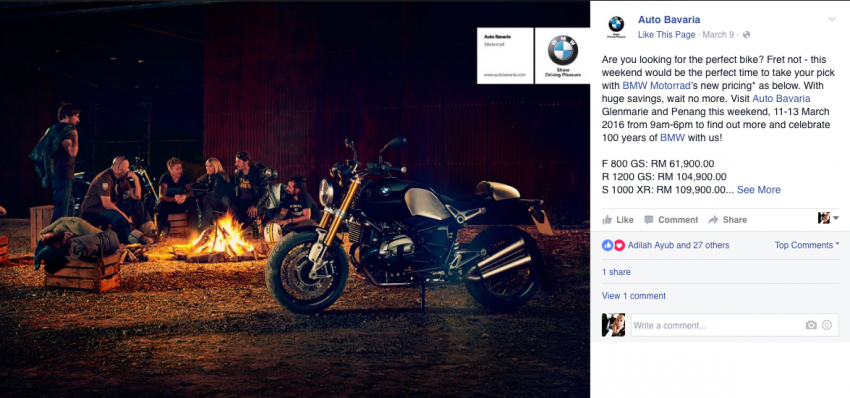BMW Motorrad 2016 umum senarai harga di Malaysia – turun untuk sesetengah model sehingga RM6.5k 459325