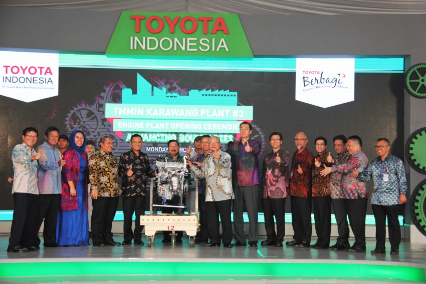 Kilang Enjin Toyota Karawang, Indonesia mula beroperasi – hasilkan 216,000 unit enjin NR setahun 457088